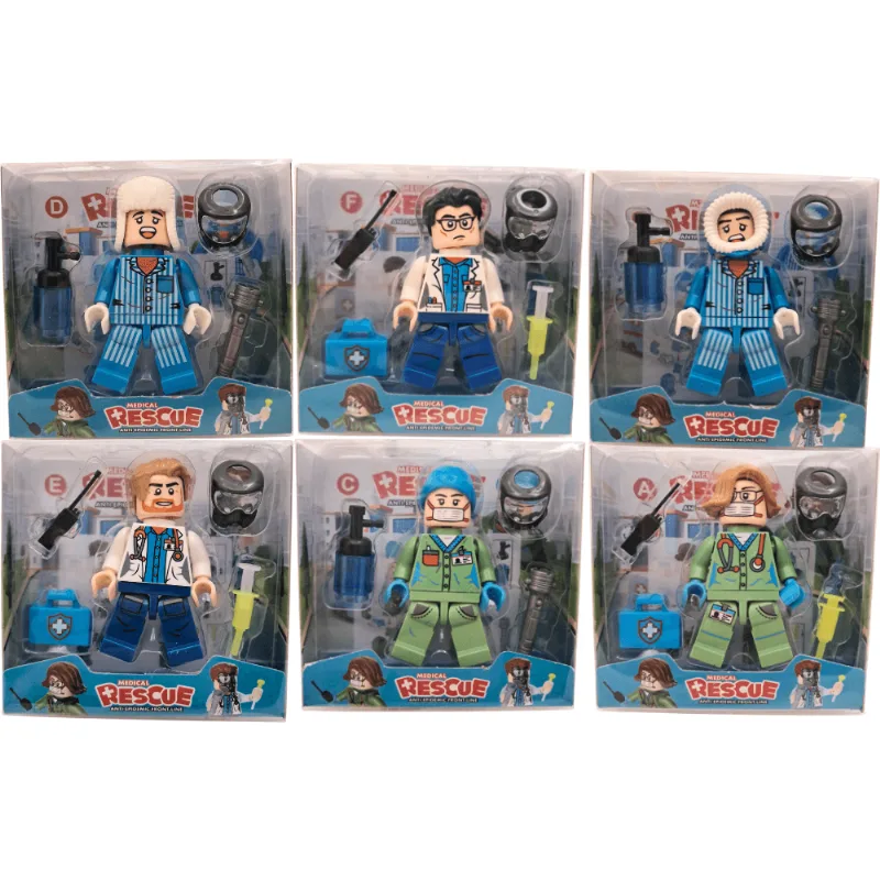 Mini Figura Resgate Médico Toy King