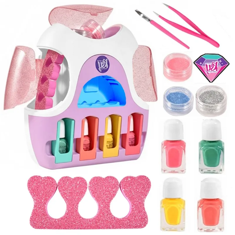Kit Beleza Manicure com Esmalte e Secador De Unha Elétrico
