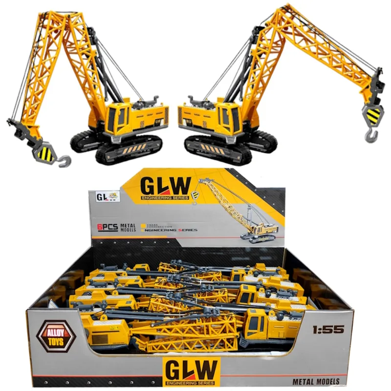 Guindaste Articulado Brinquedo Movimentos Reais Caixa com 6