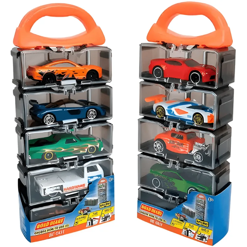 Kit Com 5 Carrinhos Com Display E Alça Toy King