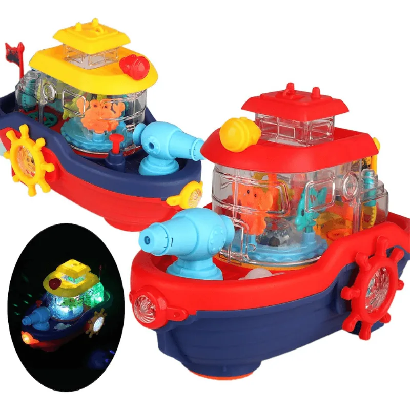 Barco Canhão De Água Bate E Volta Toy King