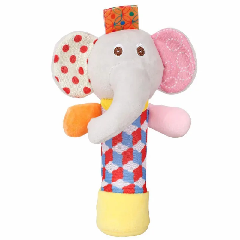 Chocalho Passear Elefante Plush Musical