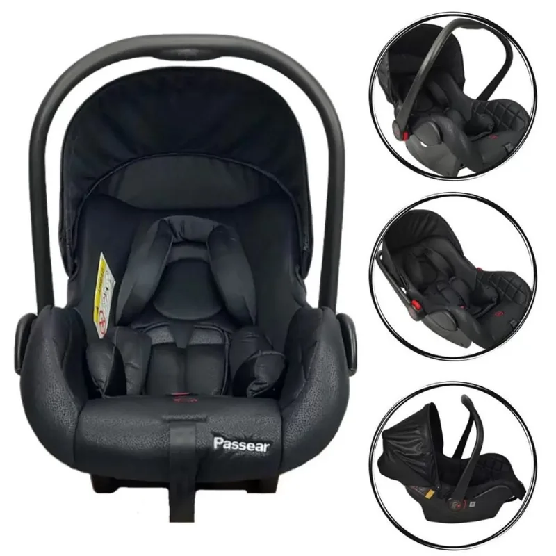 Bebe conforto aconchego 0 a 13KG preto - passear baby