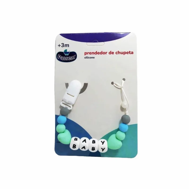 Prendedor Chupeta Bico Silicone Passear