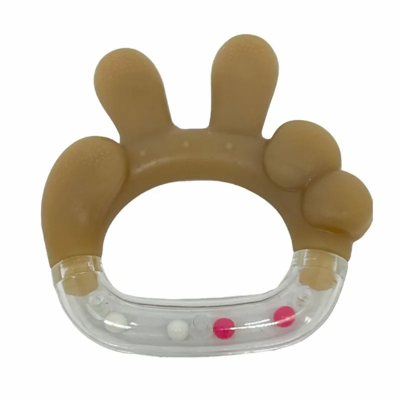 Mordedor Passear Silicone Chocalho