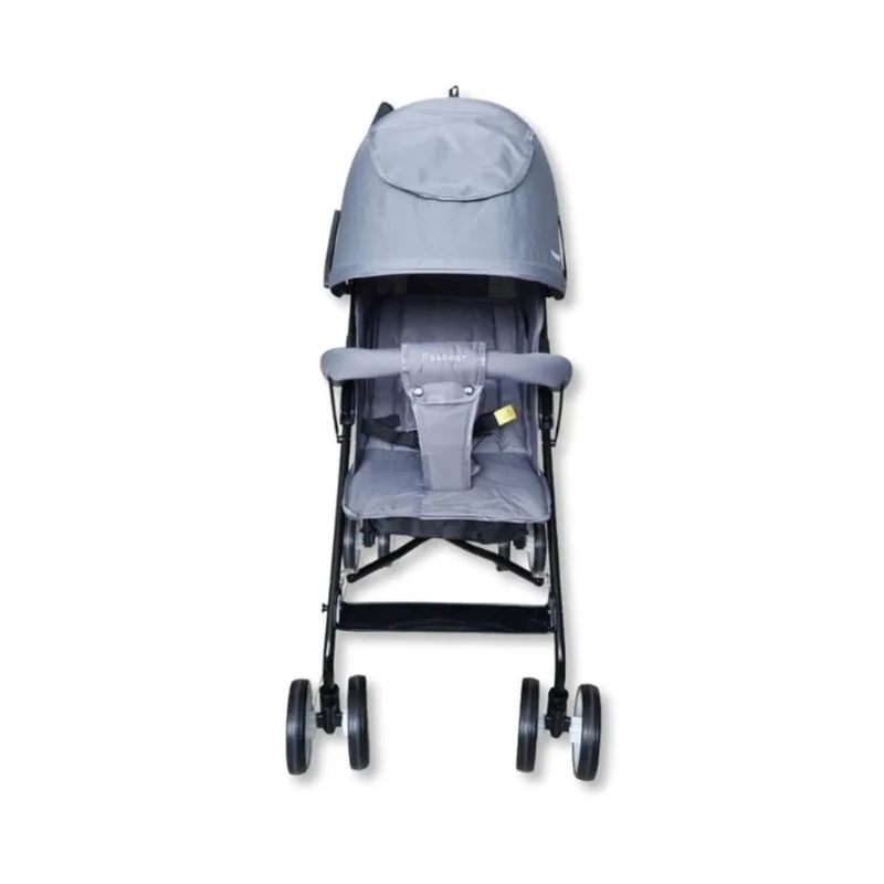 CARRINHO DE BEBE COMPACTO ALFA B 5N CINZA - PASSEAR BABY