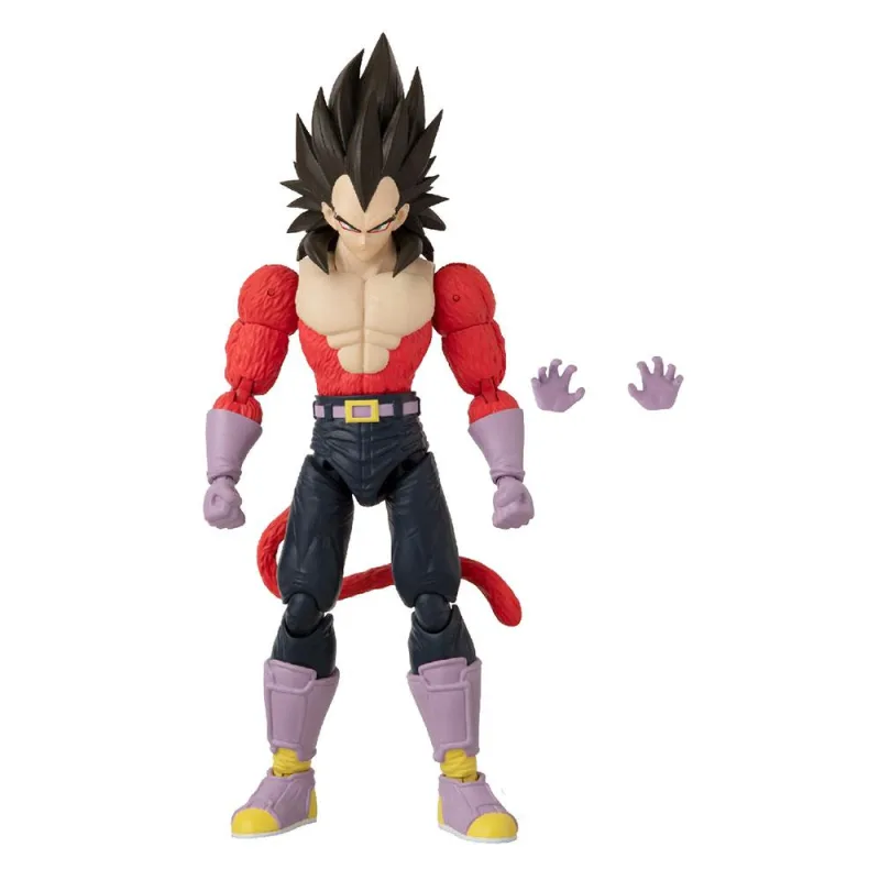Boneco Articulado - Dragon Ball Super - Super Saiyan 4 Vegeta - Vermellho - Fun - Fun