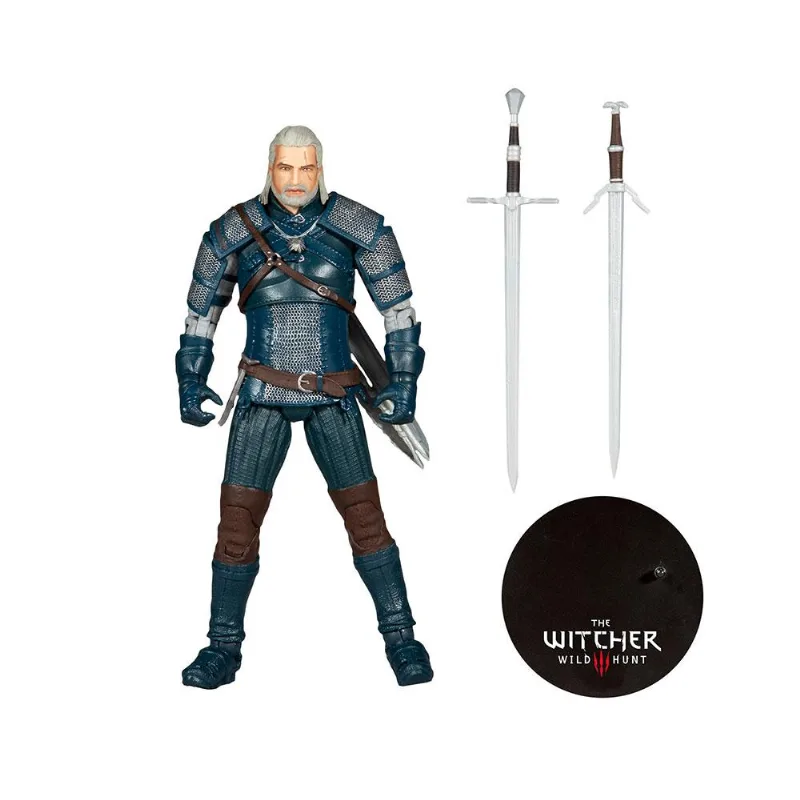 Boneco Articulado - DC Comics - The Witcher 3 Wild Hunt - Geralt Of Rivia - 18cm - Fun