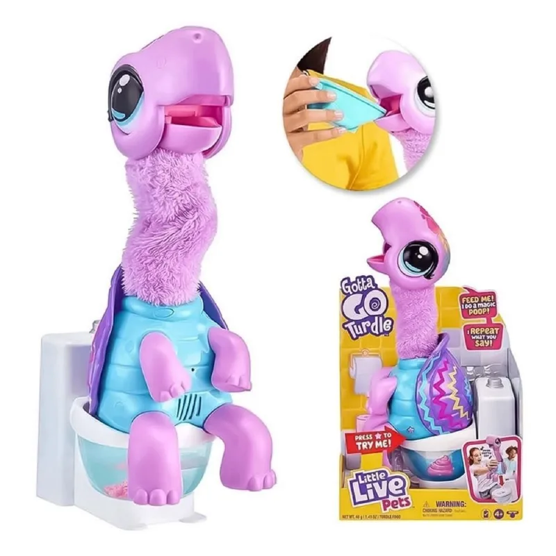 Little Live Pets Tartaruga Come Fala E Faz Cocô Barao Atacadista