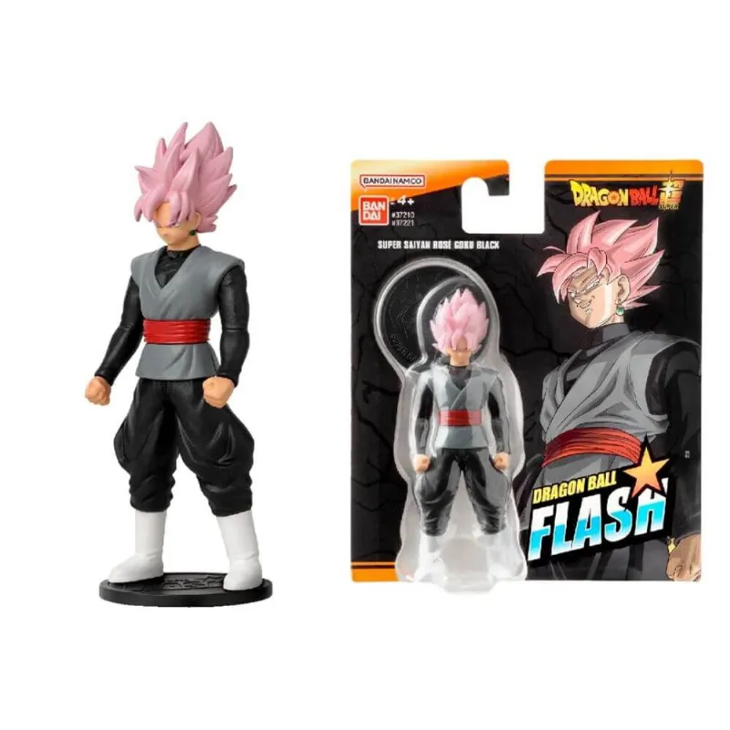 Figura Dragon Ball Super Flash Series 10cm - Rose Goku Black - Fun