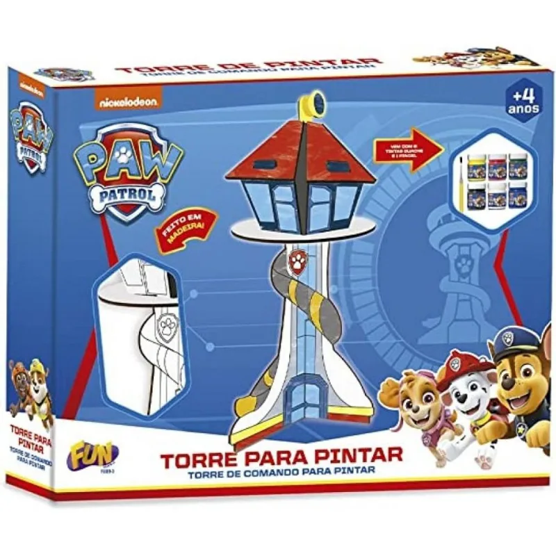 Torre Para Pintar Patrulha Canina - Fun F0089-3