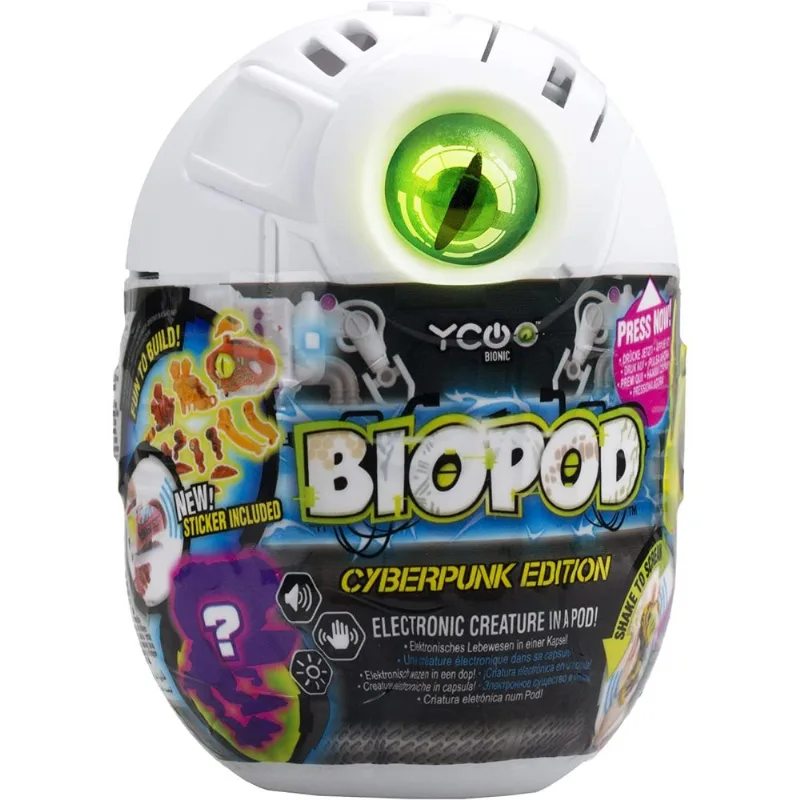 Biopod Inmotion - Boneco Eletrônico Cyberpunk Branco Médio - Fun