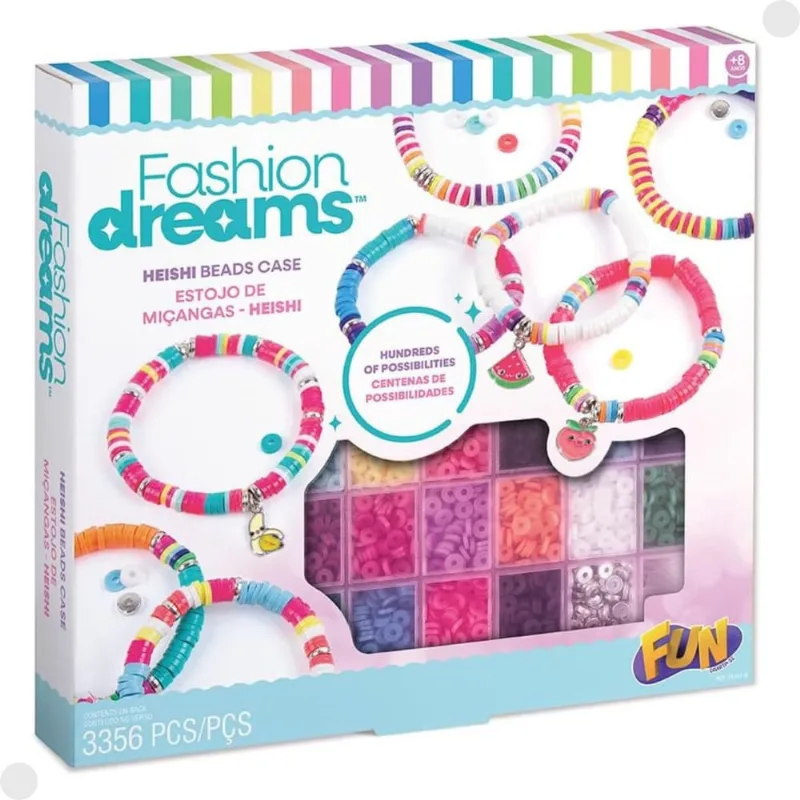 Conjunto Estojo De Miçangas Heishi F0151-9 - Fun