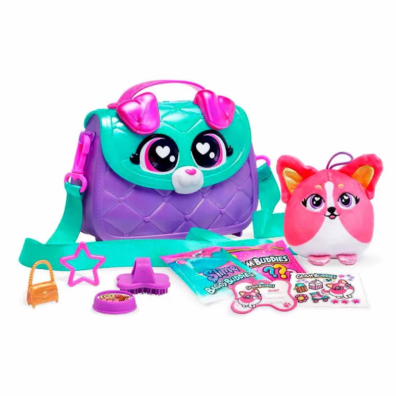 Pelucia Com Bolsinha Glam Buddies Ruby Fun Divirta Se