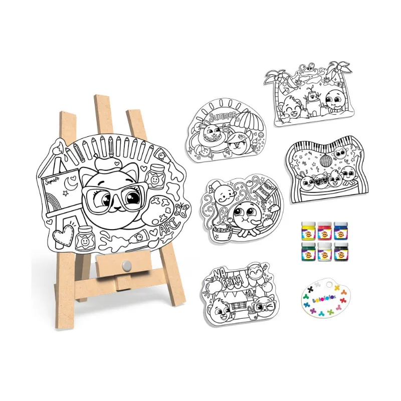 Conjunto De Acessórios - Bolofofos - Kit De Pintura - Fun