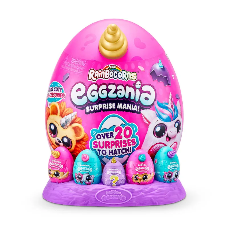 Pelúcia - Rainbocorns - Eggzania - Serie 1 - Modelos Sortidos - Fun