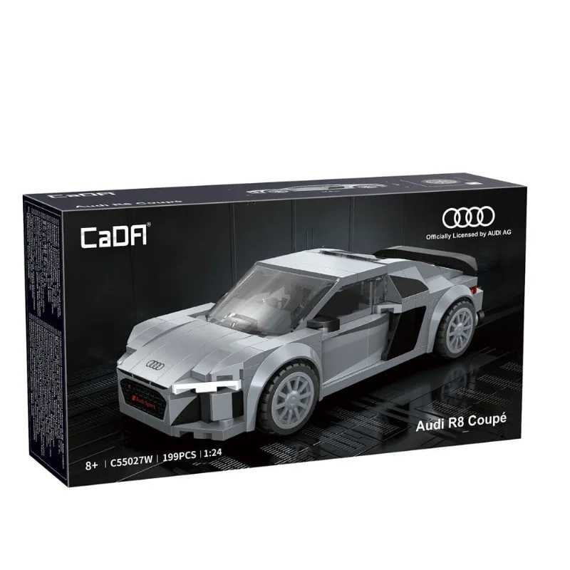 Blocos De Montar - Cada - Audi R8 Coupe - 199 Peças - Fun
