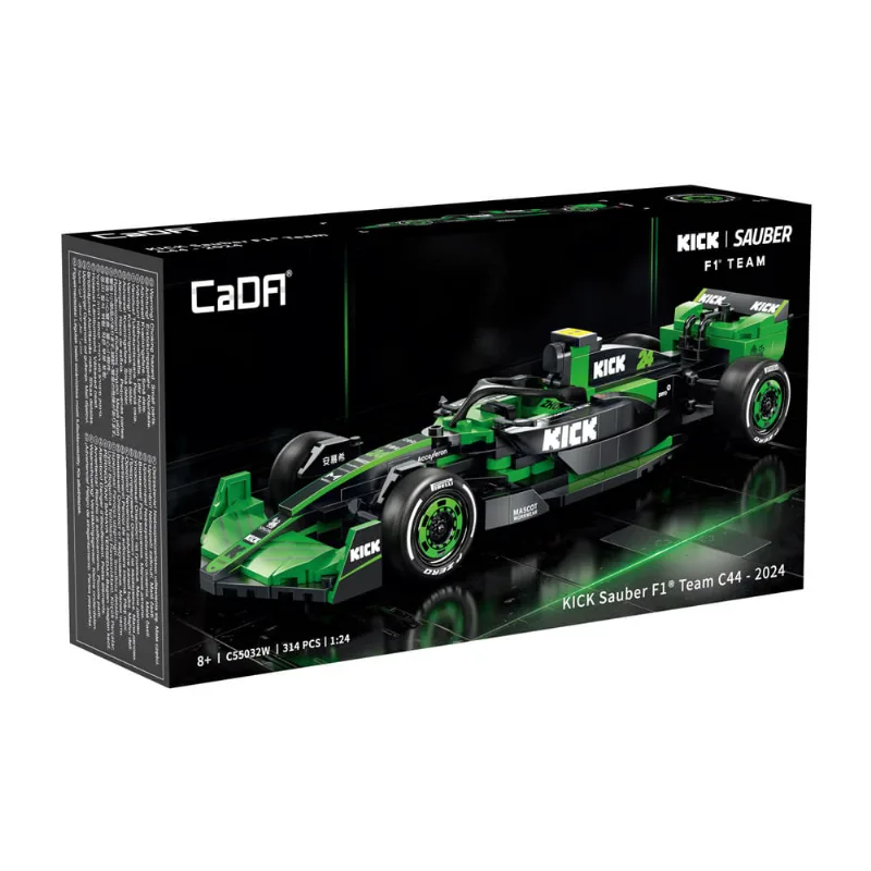 Blocos De Montar - Cada - Carro De F1 - Equipe Kick Sauber C44 1:24 - Fun