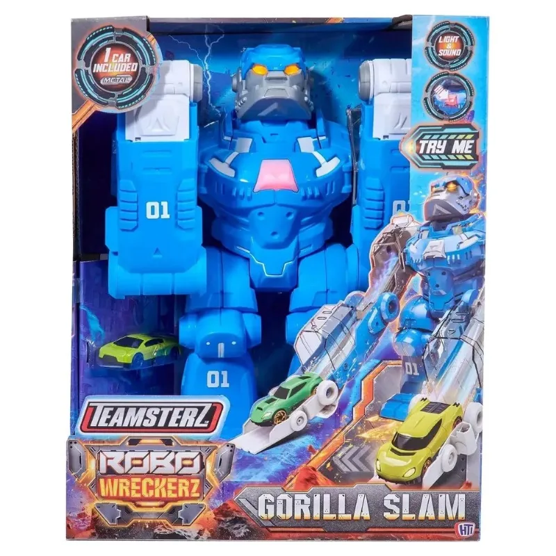 Robô Lançador de Carros Fun F02457 Sortido