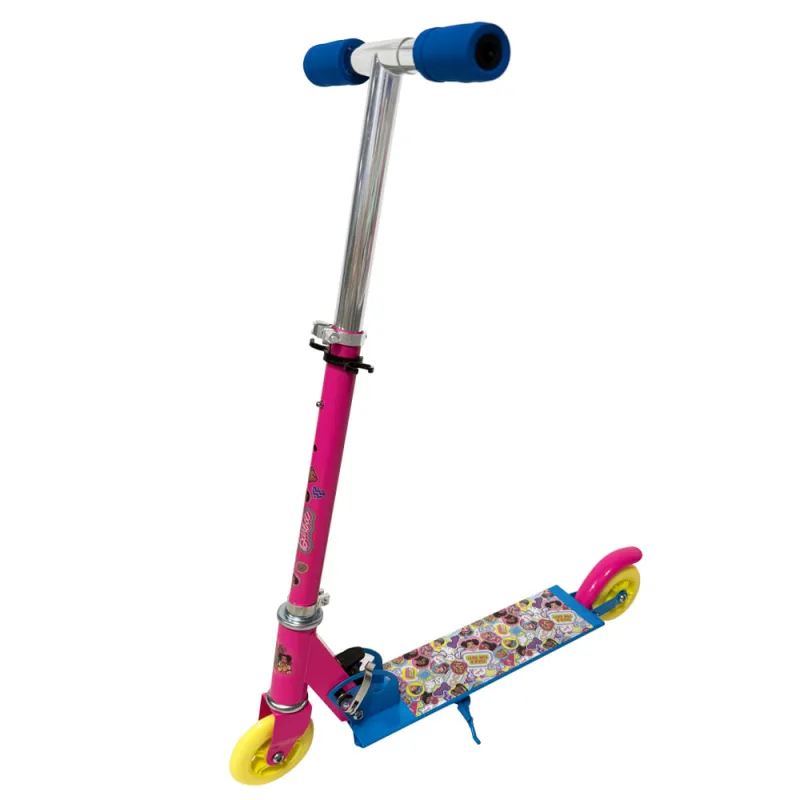 Patinete Dobrável Barbie Dream Team Fun Divirta-se 2 Rodas Antiderrapante 30kg - FUN Divirta-se
