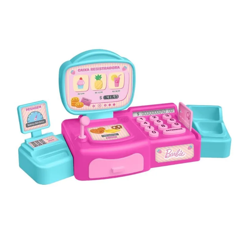 Barbie Caixa Registradora Glam - Fun Divirta-se