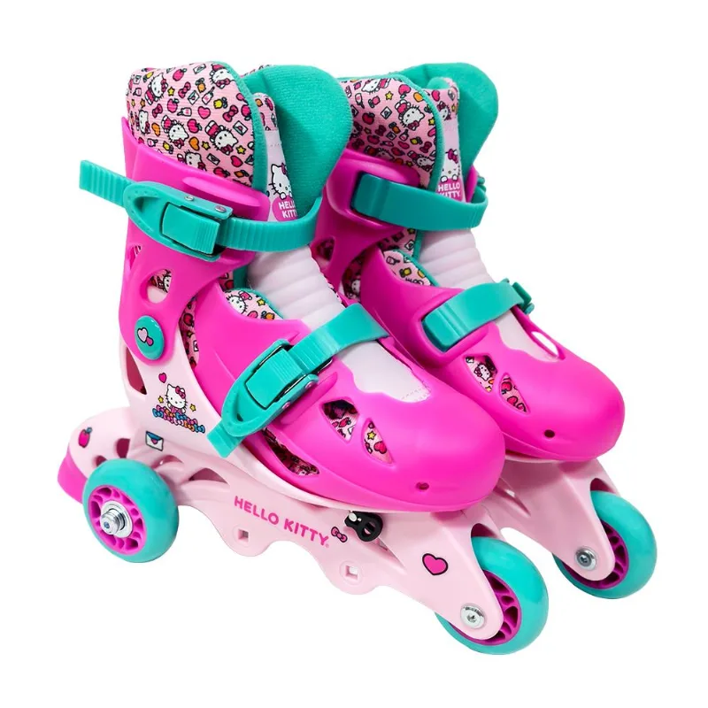 Patins Ajustável - Hello Kitty - 29 A 32 - Com Acessórios - Hello Kitty - Fun