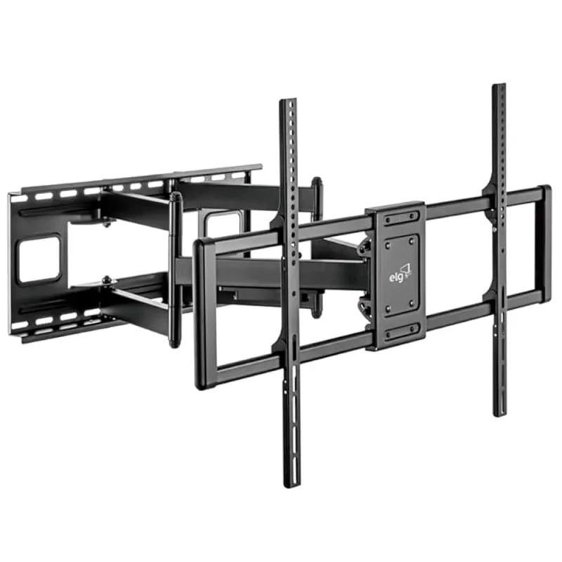 Suporte de Parede Multiarticulado para Telas Gigantes de 60" a 120" e até 120kg Preto - A02V9XL - ELG - Elg Pedestais - Tv E Vídeo