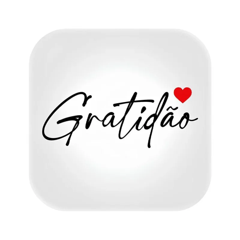 Luminária Box Gratidão Para Mesa Ou Parede Iluminação Indireta - OUTRAS