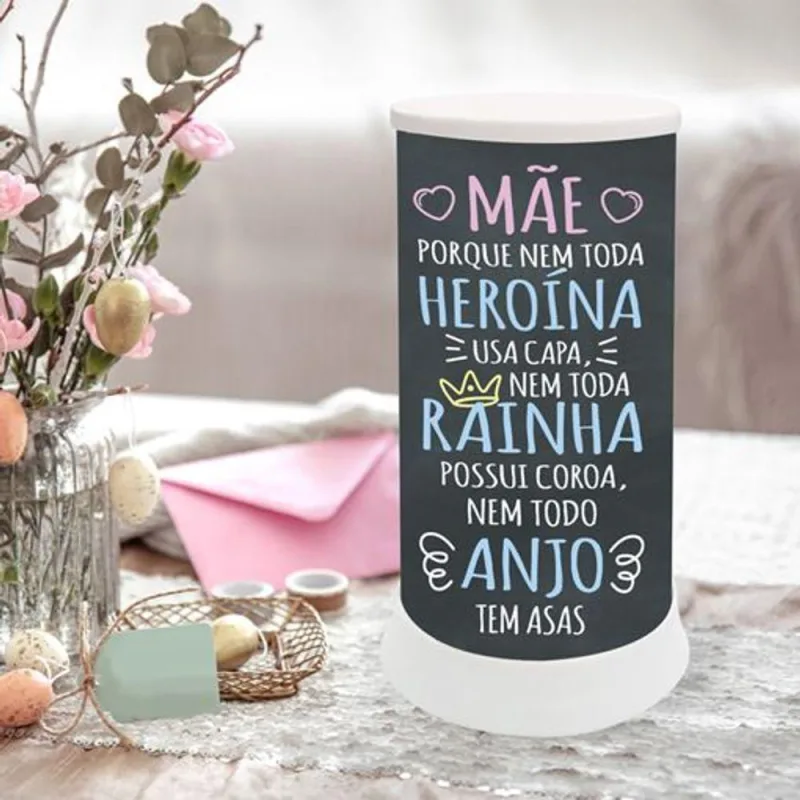 Luminária De Mesa Hug Mãe Heroína - OUTRAS - Casa E Construção