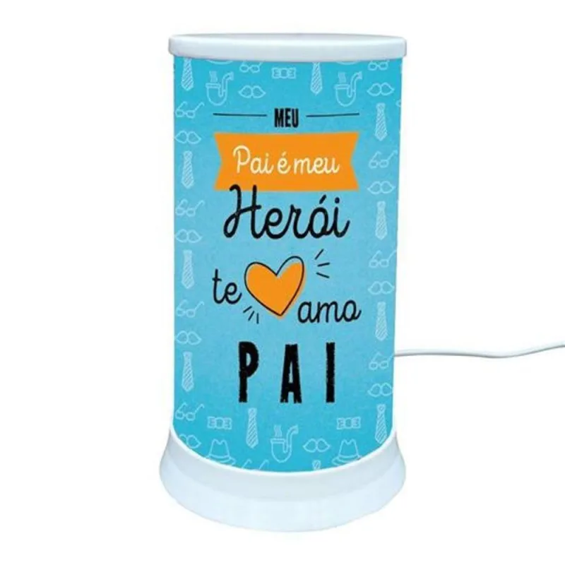 Luminária de Mesa Pai Herói com Iluminação Difusa Bivolt Hug - OUTRAS - Agro