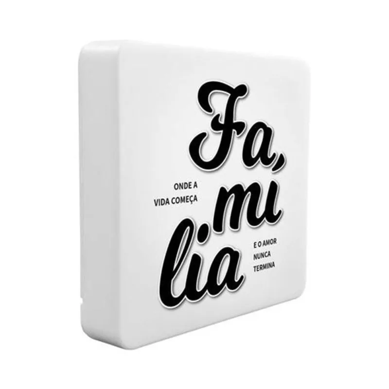 Luminária Box Slim Família Usb com Luz Difusa e Alimentação USB Bivolt - OUTRAS - Agro