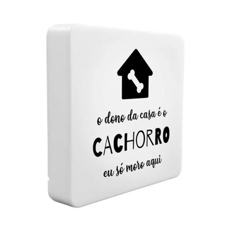Luminária Box Slim O Dono é O Cachorro Usb - OUTRAS - Casa E Construção