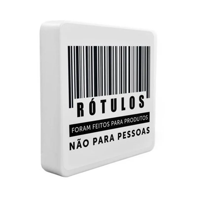 Luminária Box Slim Rotulos Usb com Luz Difusa e Alimentação USB Bivolt - OUTRAS