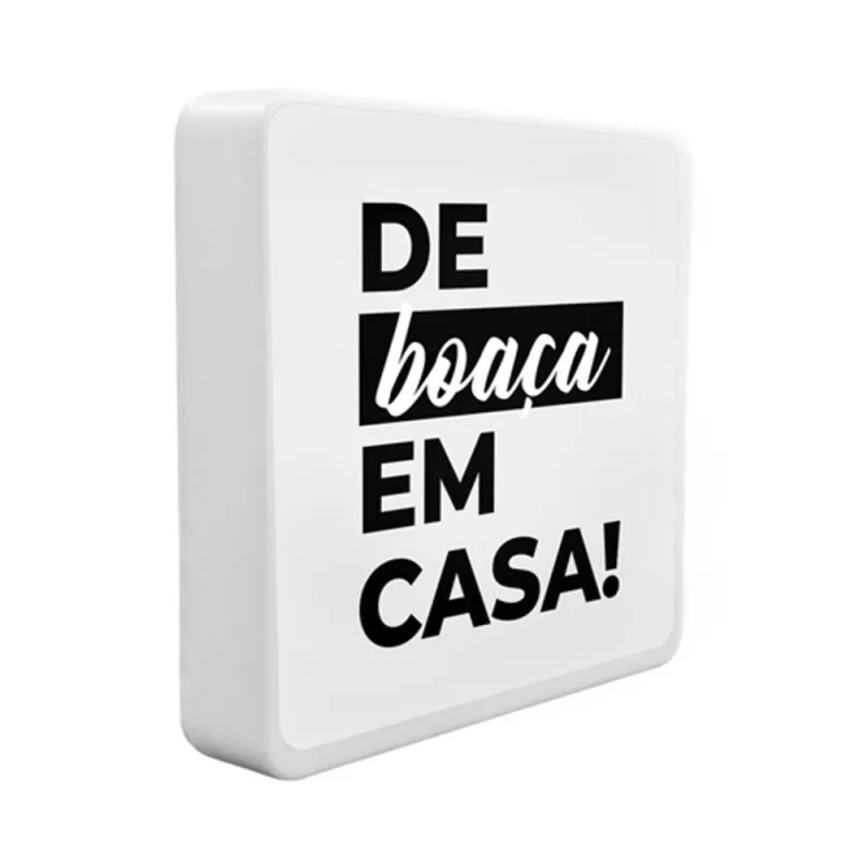 Luminária Box Slim de Boaça com Luz Difusa e Alimentação USB Bivolt - OUTRAS - Agro