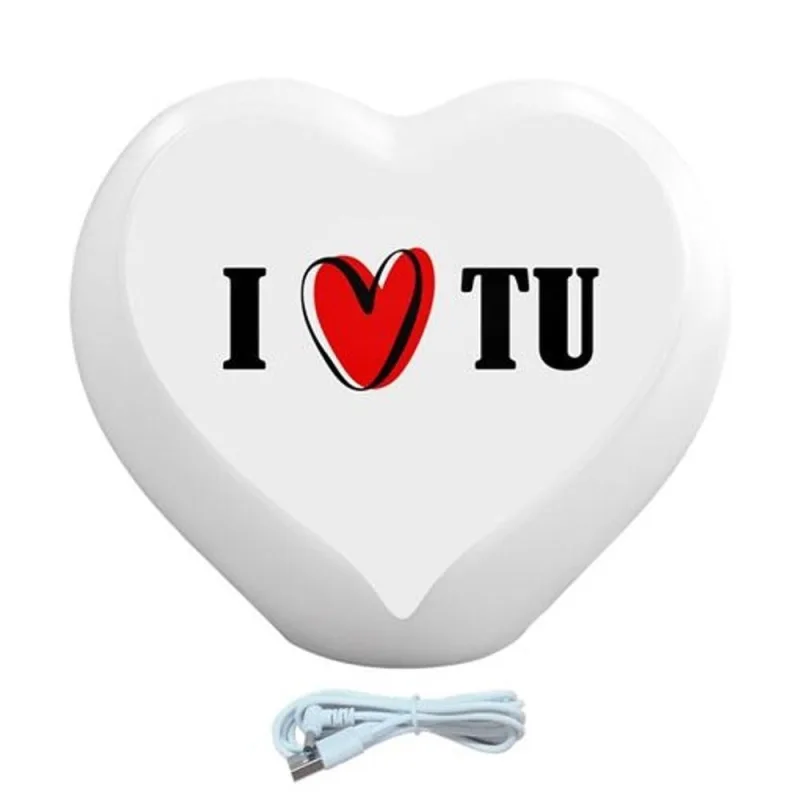 Luminária Coração I Love Tu Led Usb com Luz Difusa Alimentação USB Bivolt - OUTRAS - Agro