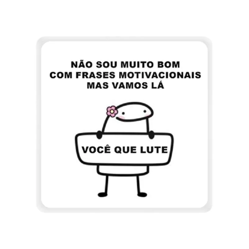 Luminária Bentô Box Mini Você Que Lute com Frase Motivacional e Humor Bivolt - OUTRAS - Agro