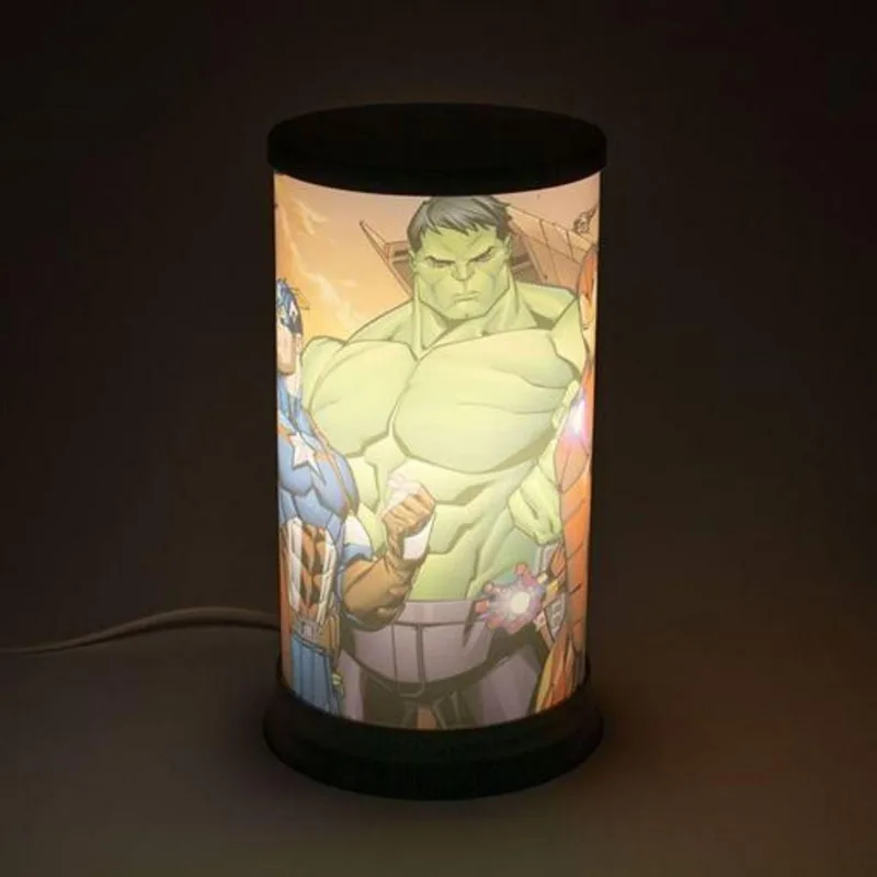 Luminária De Mesa Hug Marvel Super Heróis
