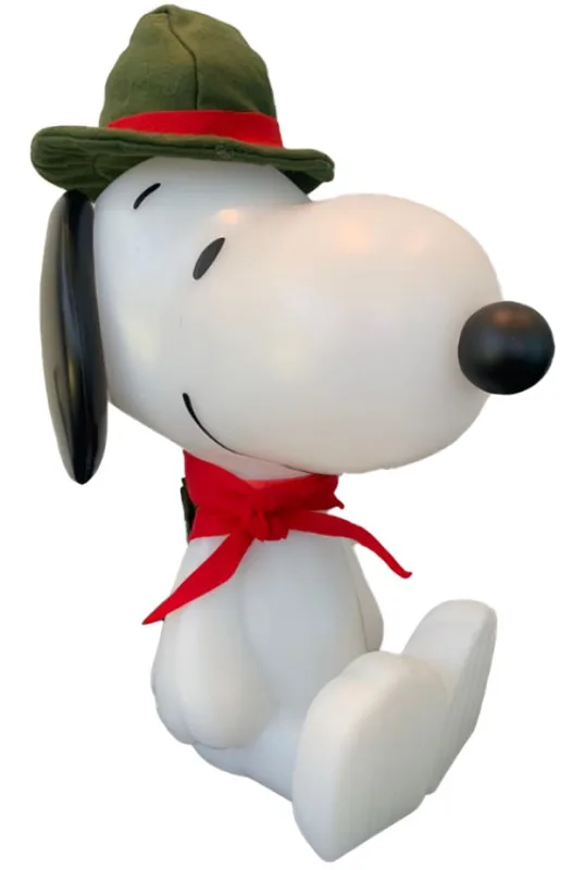 Luminária Decorativa Bivolt Snoopy Escoteiro - LC - Presentes