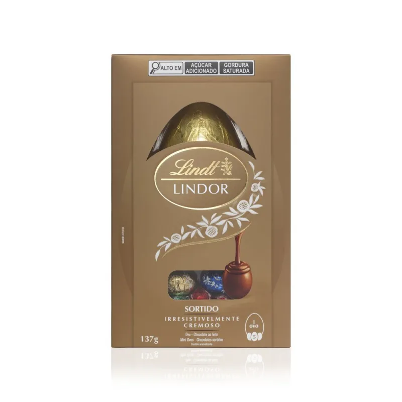 Ovo de Páscoa Lindt Lindor Chocolate Sortido 137g - Lindt