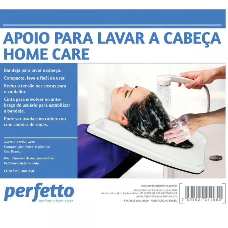 Apoio Para Lavar A Cabeça No Leito Perfetto Mobilitta apoio Único - Perfetto