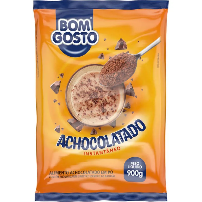 Achocolatado em Pó Bom Gosto 900g