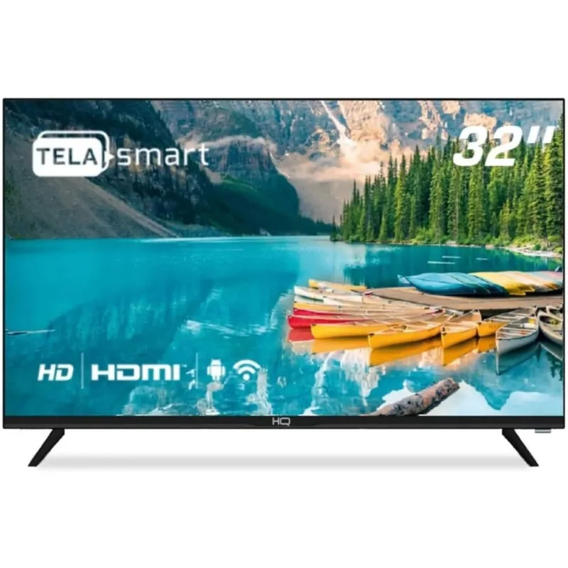 Hq Smart TV LED 32 HD Conversor Digital Externo 3 hdmi 2