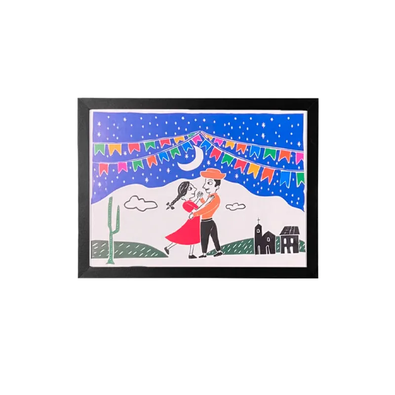 Quadro Decorativo Cordel I 40X30CM - Arte Própria - ARTE PRÓPRIA