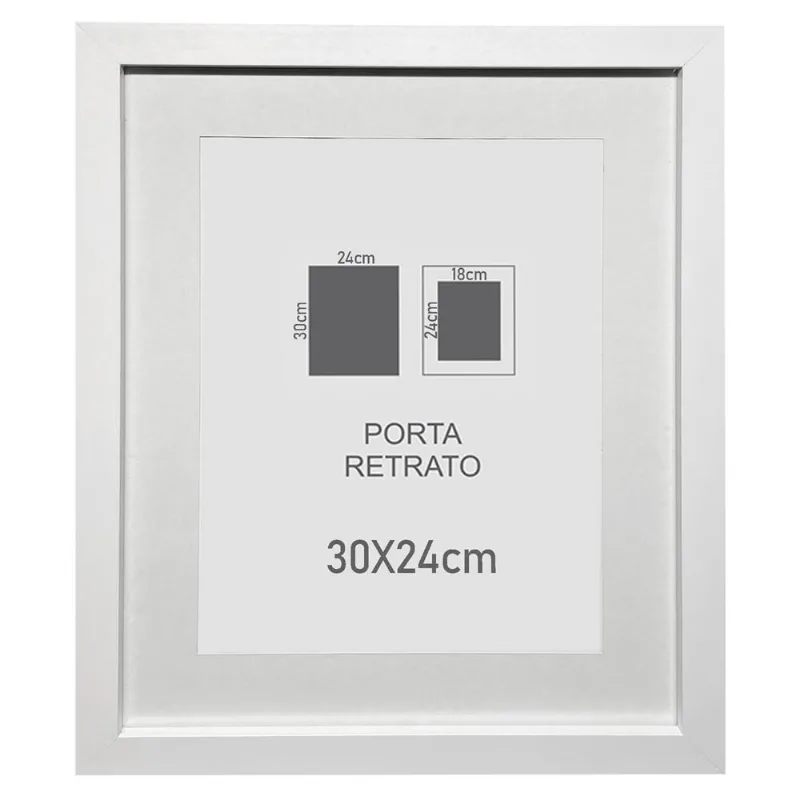 Porta Retrato Arte Propria Branco 24X30 - ARTE PRÓPRIA