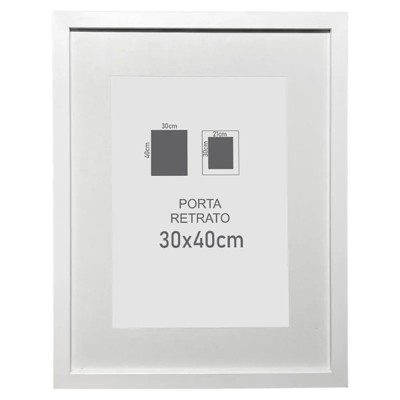 Porta Retrato Arte Propria Branco 30X40