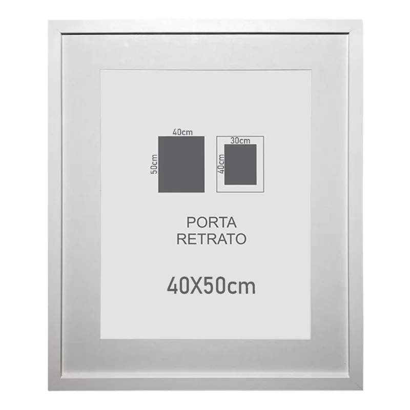 Porta Retrato Arte Propria Branco 40X50 - ARTE PRÓPRIA
