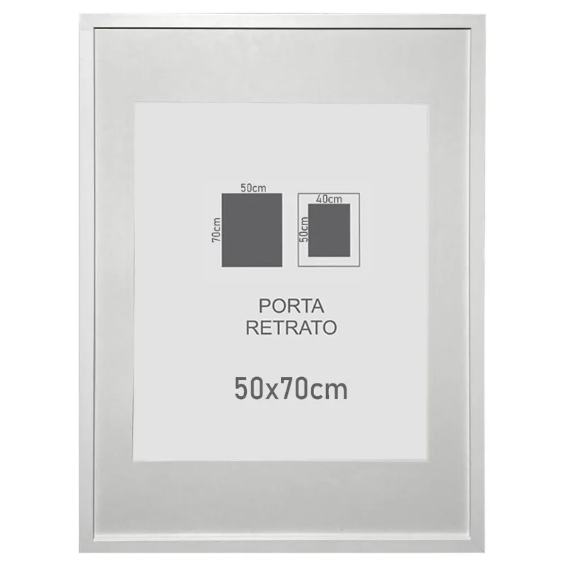 Porta Retrato Arte Propria Branco 50X70 - ARTE PRÓPRIA