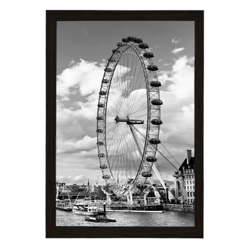 Quadro Com Vidro London Eye 40X60Cm Arte Propria - ARTE PRÓPRIA