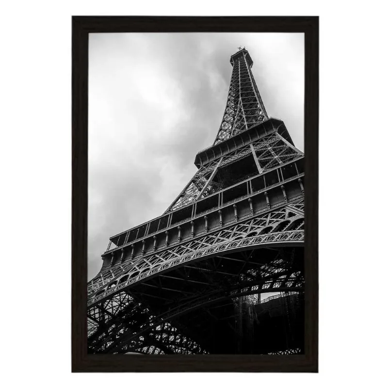 Quadro Com Vidro Torre Eifel 40X60Cm Arte Propria - ARTE PRÓPRIA