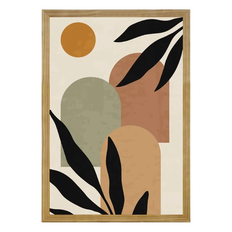 Quadro Com Vidro Estilizado Arco 40X60Cm Arte Propria - ARTE PRÓPRIA